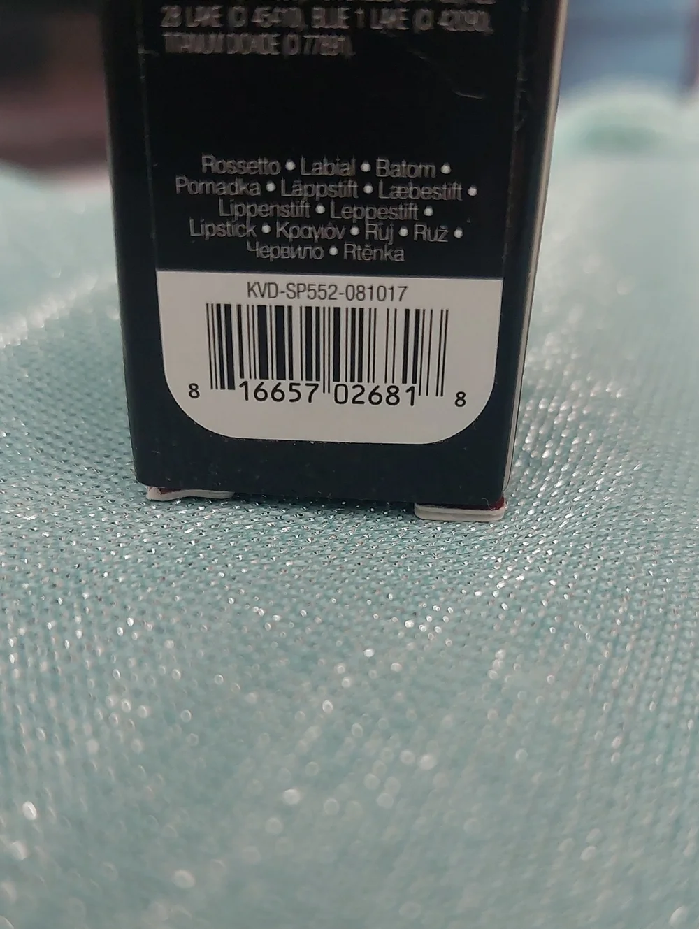 RARE AF! NIB! Kat Von D, Motorhead Color Studded Kiss Créme Lipstick